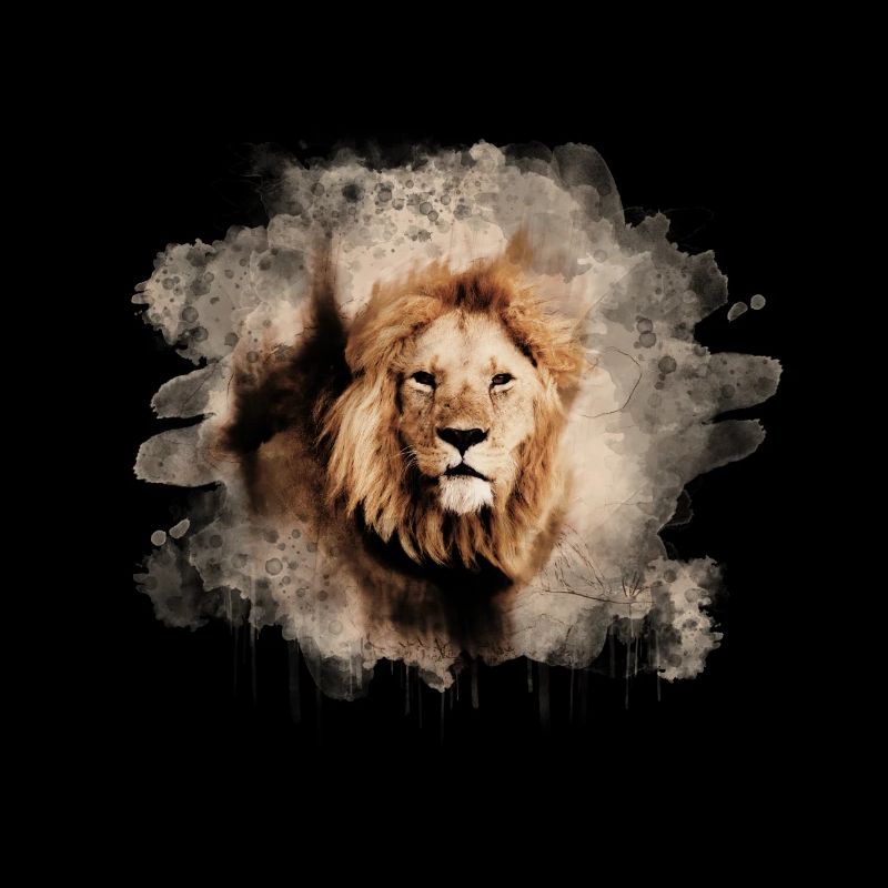 Lion splash