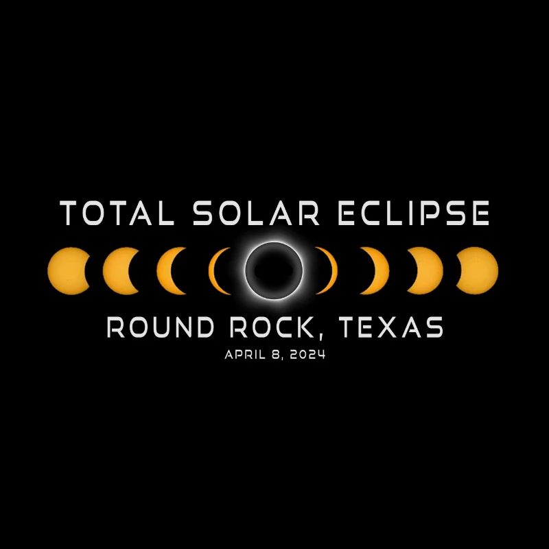 Round Rock Texas Solar Eclipse 2024 April 8