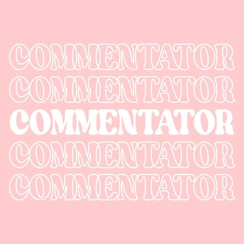 Commentateur Animateur Annonceur Diffuseur