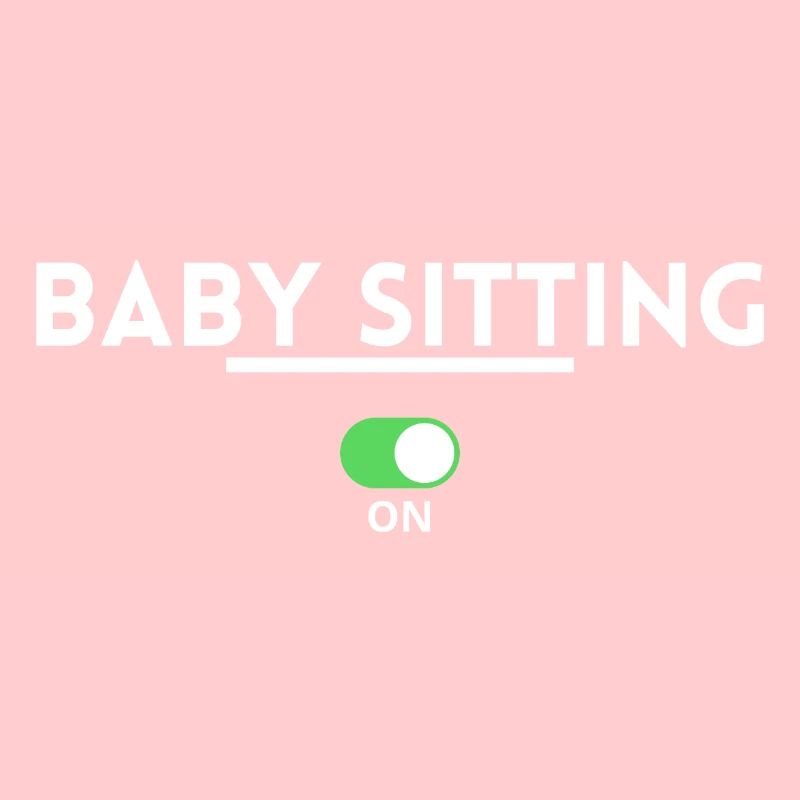Babysitting. Babysitter Geschenk Babysitting