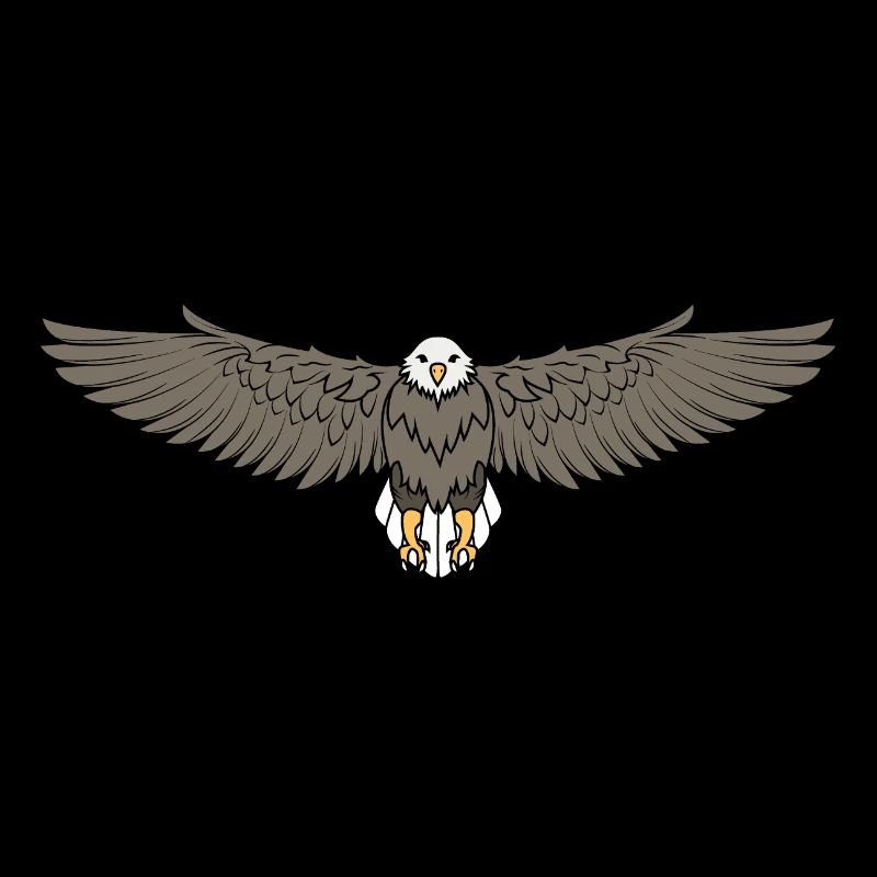 Pygargue à tête blanche Flying Cool Eagle Lovers