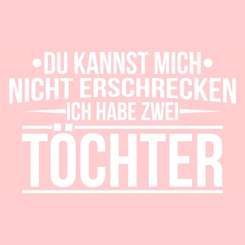 Zwei töchter Geschenk Vater Papa Vatertag Spruch