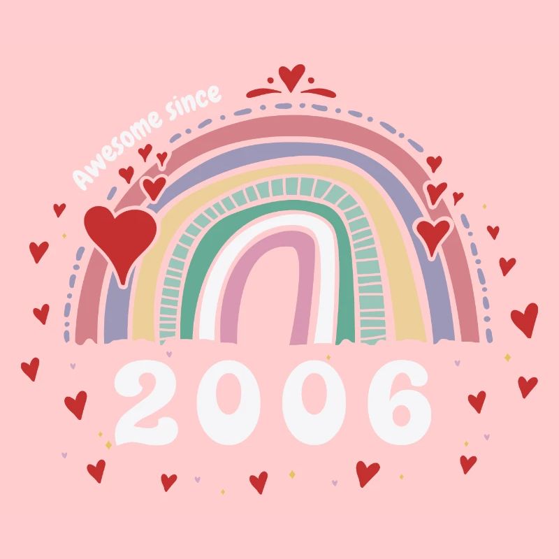 Cute Rainbow Awesome 2006 - 17. Geburtstag mit