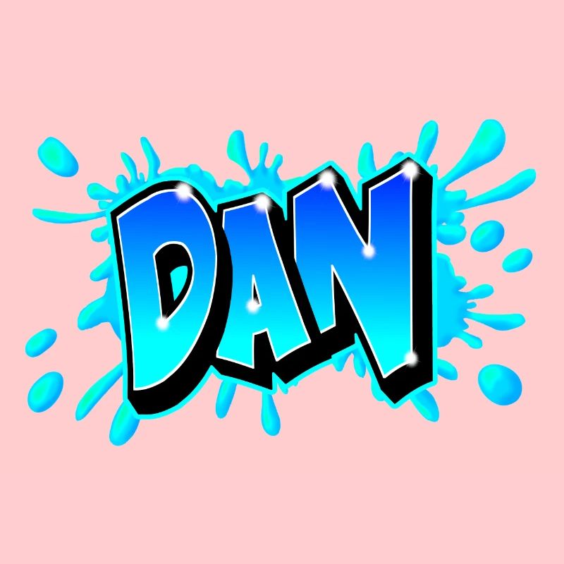 Graffiti "DAN" printed on any medium!