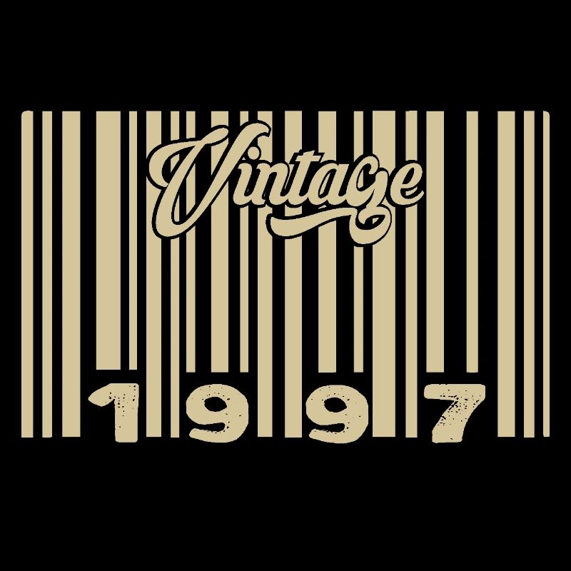 Vintage 1997 Barcode 1997: Year 2025.