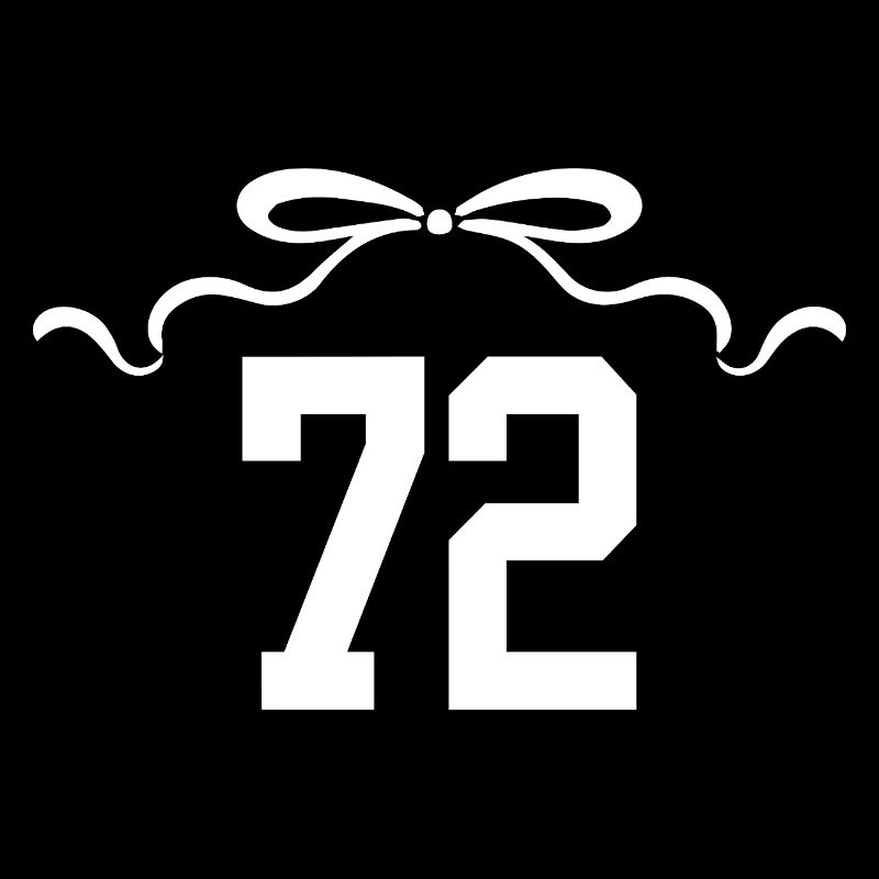 Nummer 72 Knoten - 72 Geburtstag