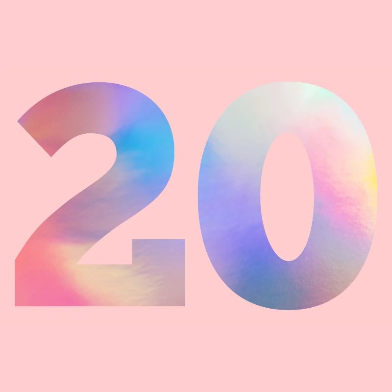 Numéro 20 coloré
