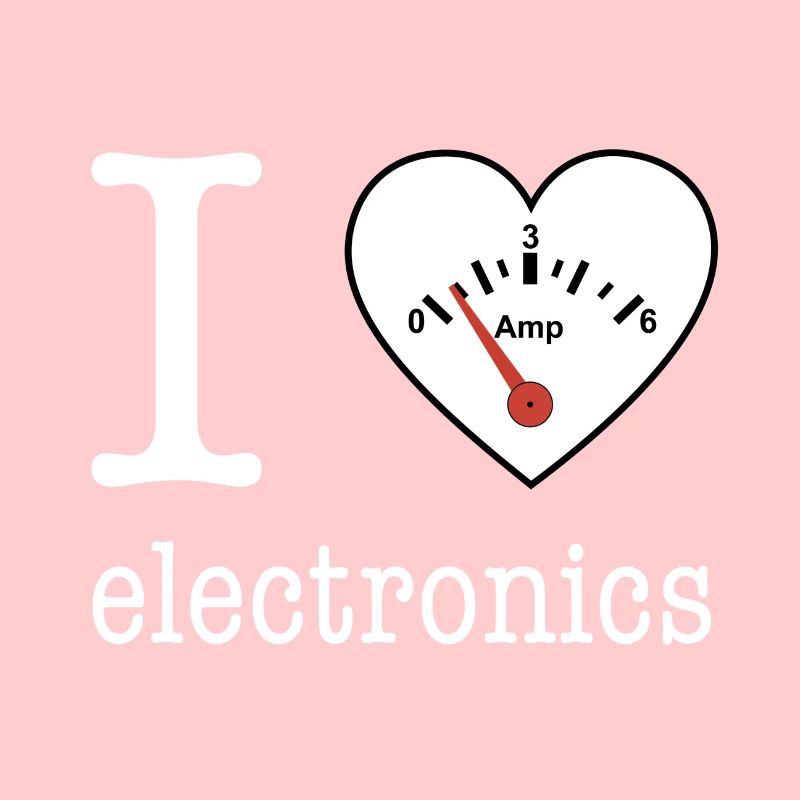 I love Electronics - électronique / idée cadeau
