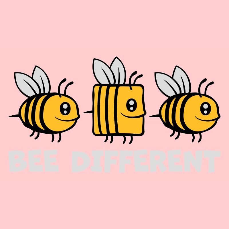 bee different Bienen Zitat