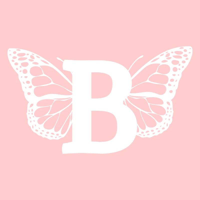 lettre b papillon