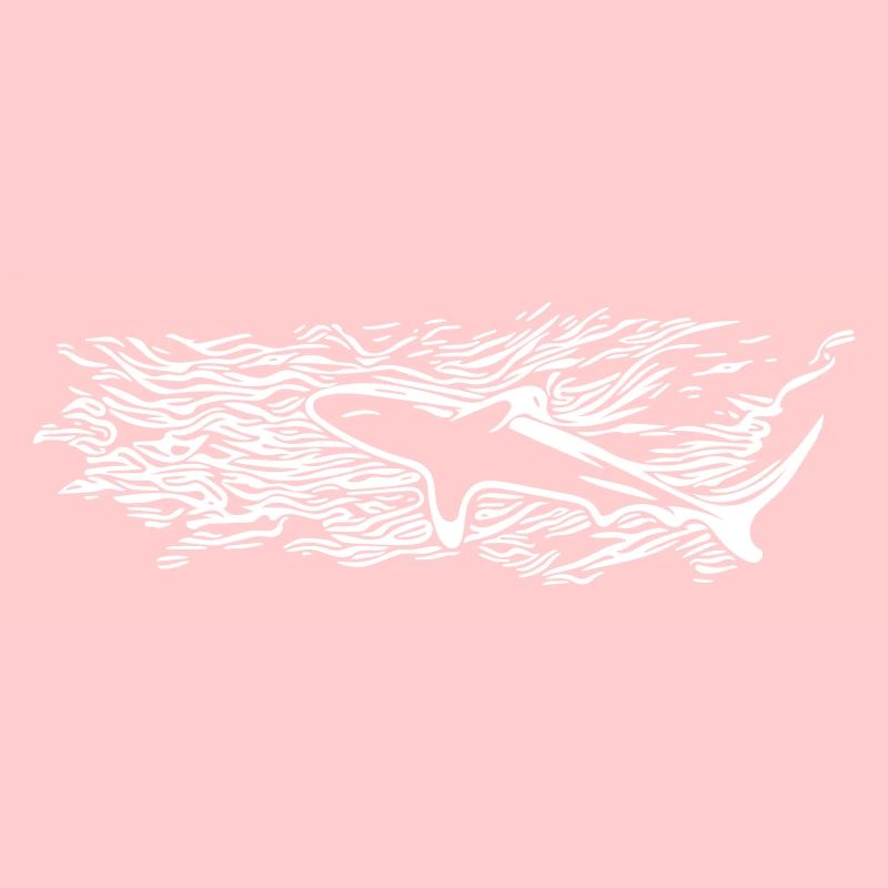 Silhouette de surface de requin