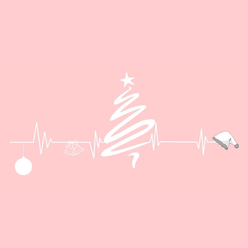 Herzschlag Weihnachtsbaum