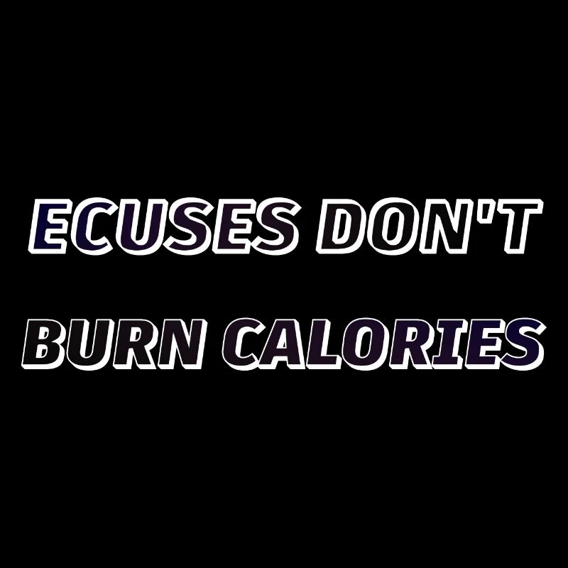 Apologies don't burn calories