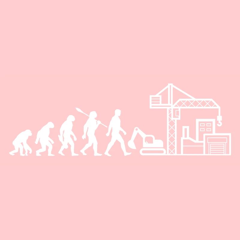 Evolution - Baustelle - Bauarbeiter