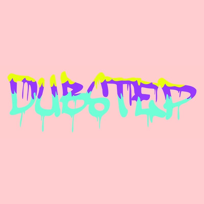 Dub Step Techno Music Party Drop Graffiti Text
