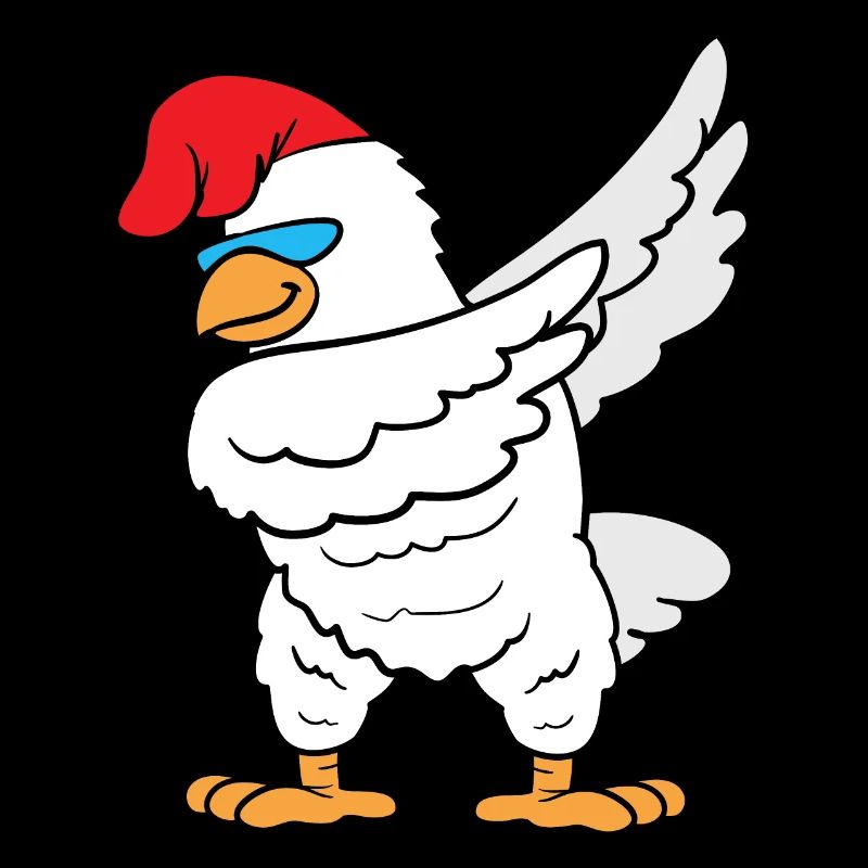 Dabbing Dab Danse Coq Poulet Gockel