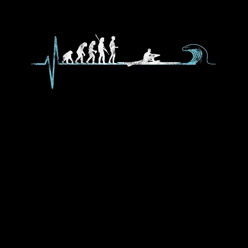 Rudern Evolution eines Ruderer