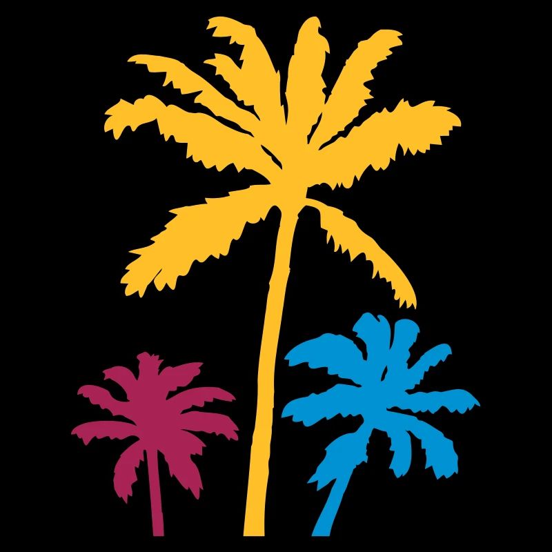 Silhouette Palm Trees Sunset