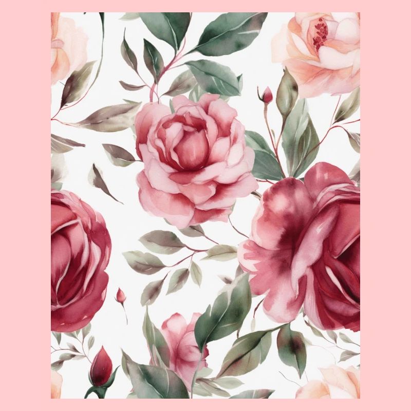 Wasserfarben Rose