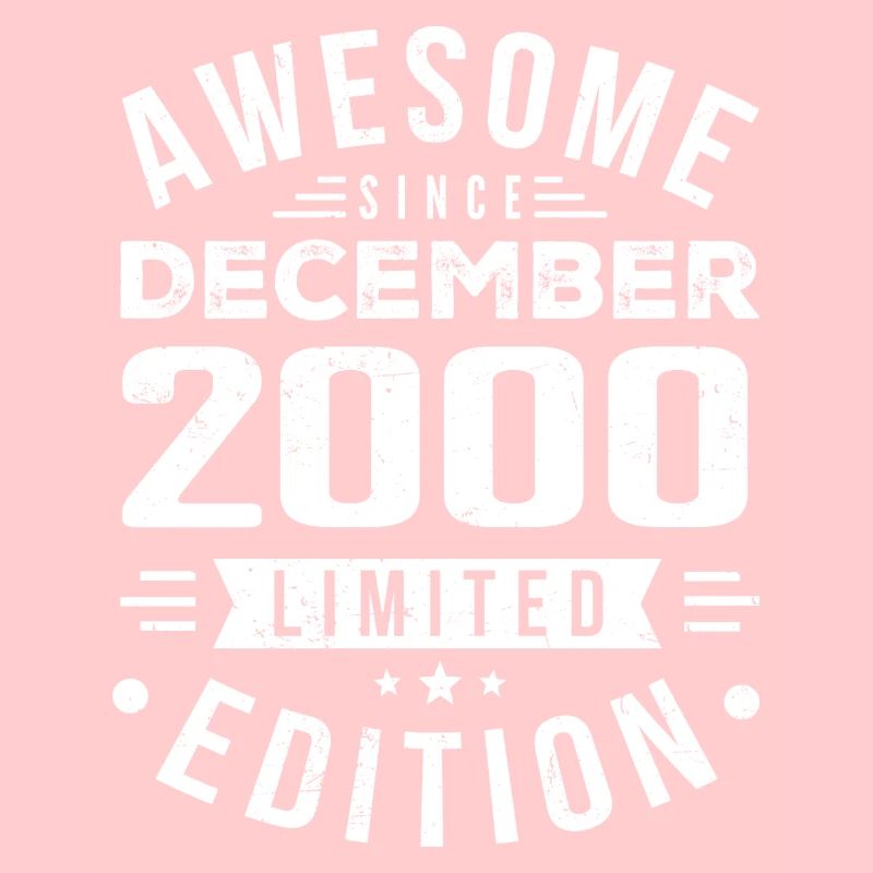 Geburtstagsgeschenk geboren im Dezember 2000