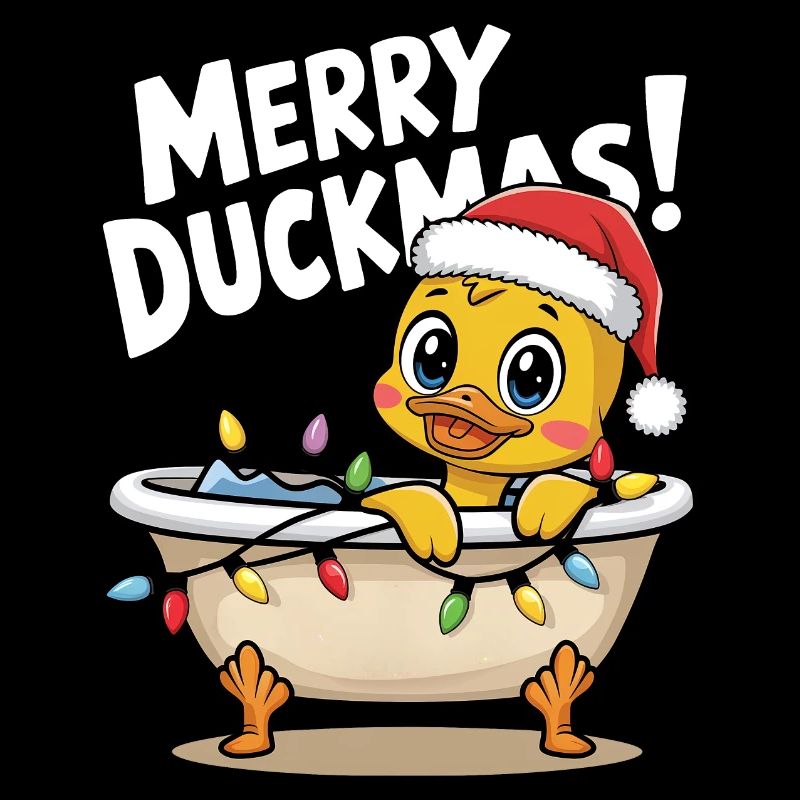 Ente Weihnachten Weihnachtspullover Merry Duckmas