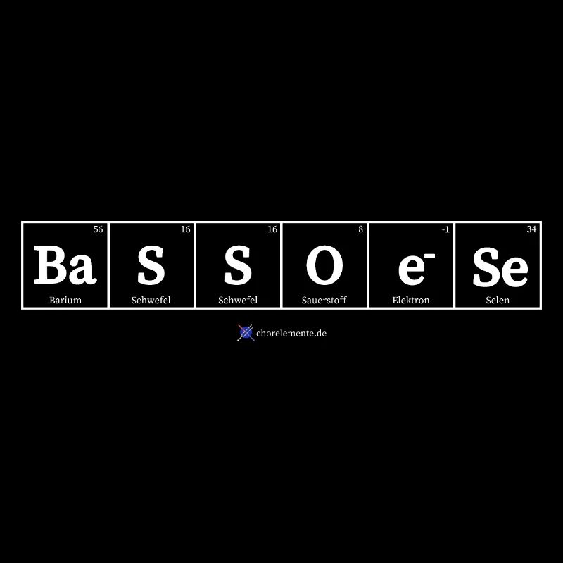 Bassöse (dunkle Stoffe)