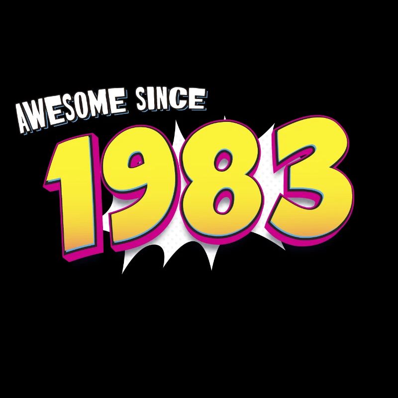 Rétro 40e anniversaire dans le Style de bande dessinée Pop Art