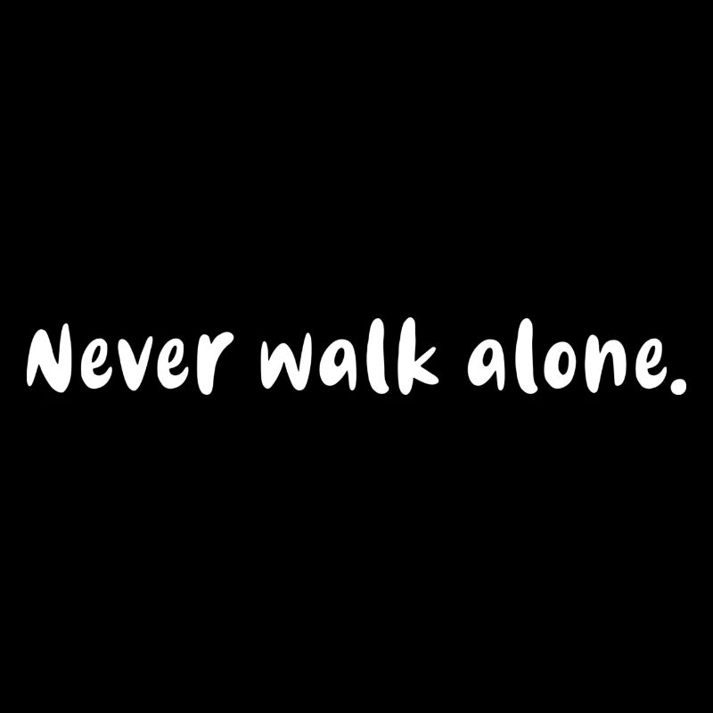 never walk alone,blanc