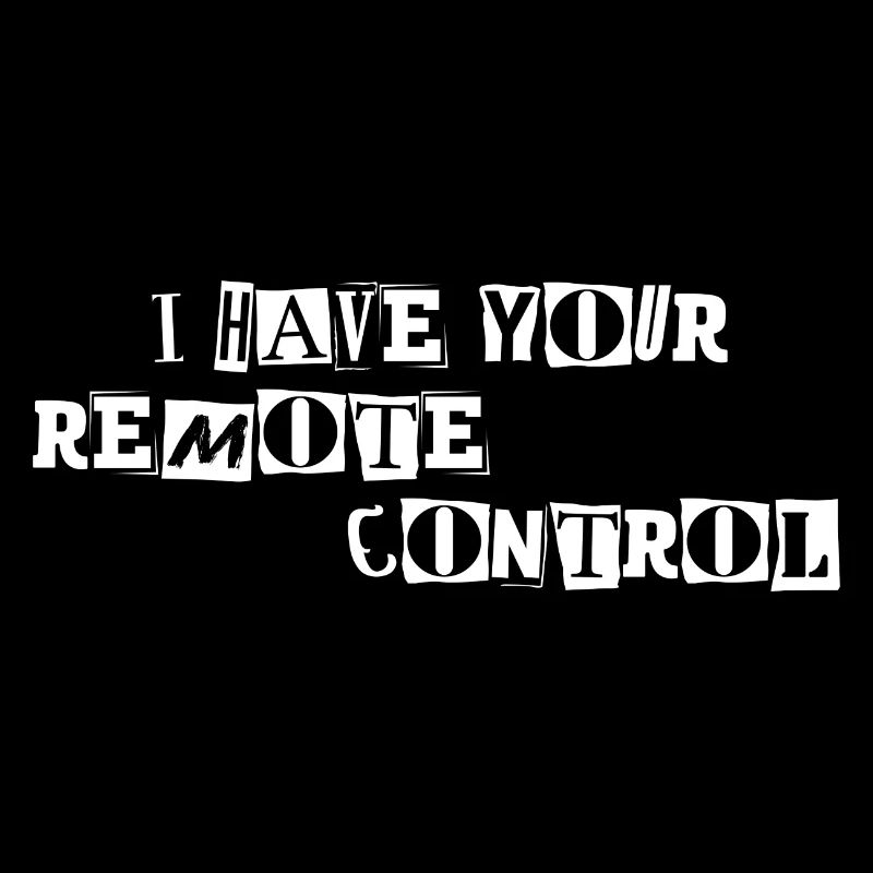 Télécommande, TV, nuit, demande de rançon
