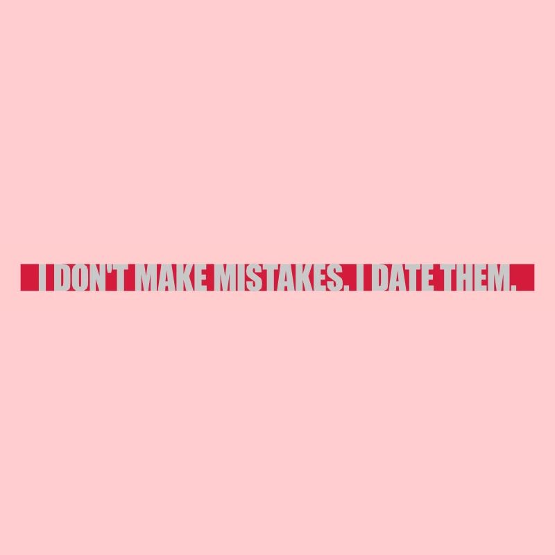 Date Mistakes Quote Logo