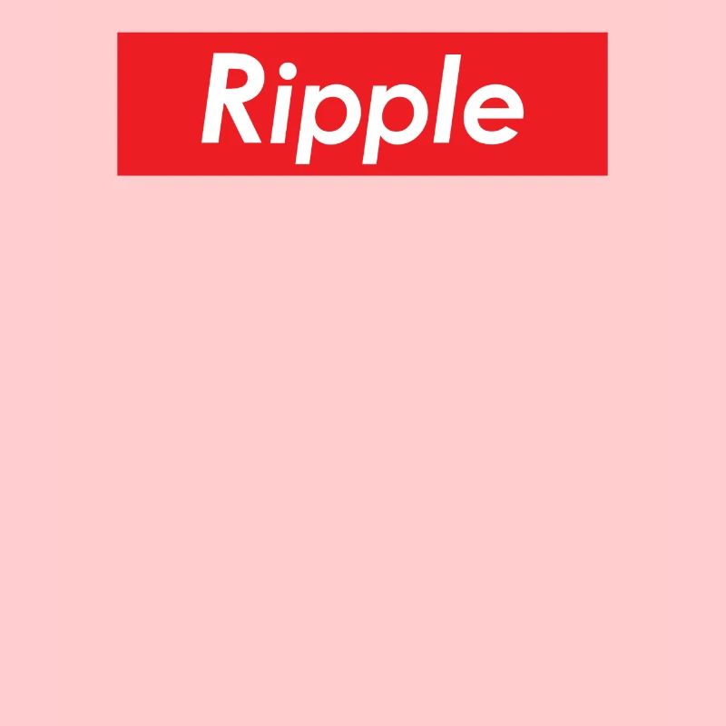 Rectangle rouge Rectangle Cryptocurrency XRP Blockchain