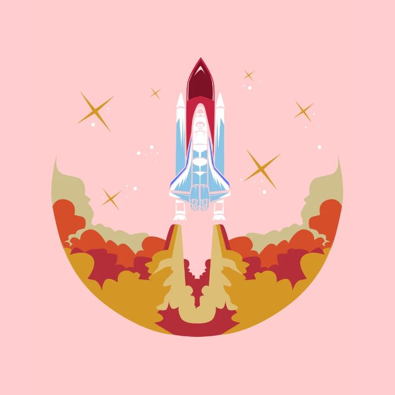 Space shuttle launch Astronaut