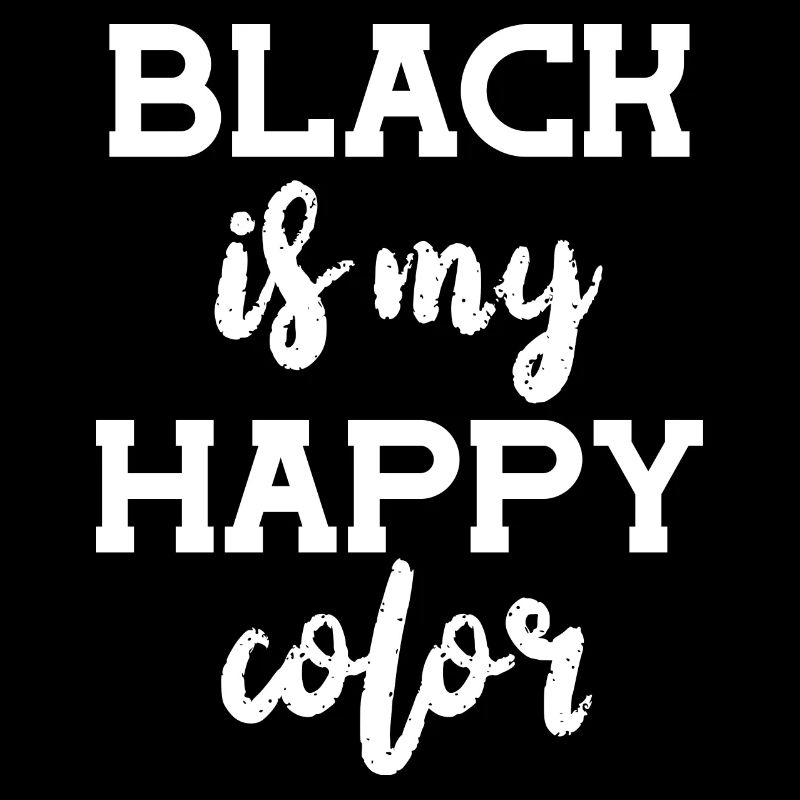 Le noir est ma couleur heureuse