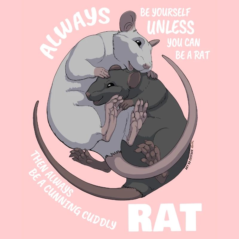 Sei immer du selbst außer du kannst eine Ratte sei