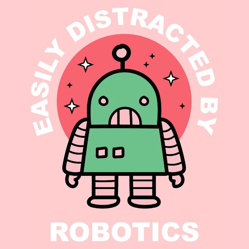 Distrait par les robots Étudiant en génie
