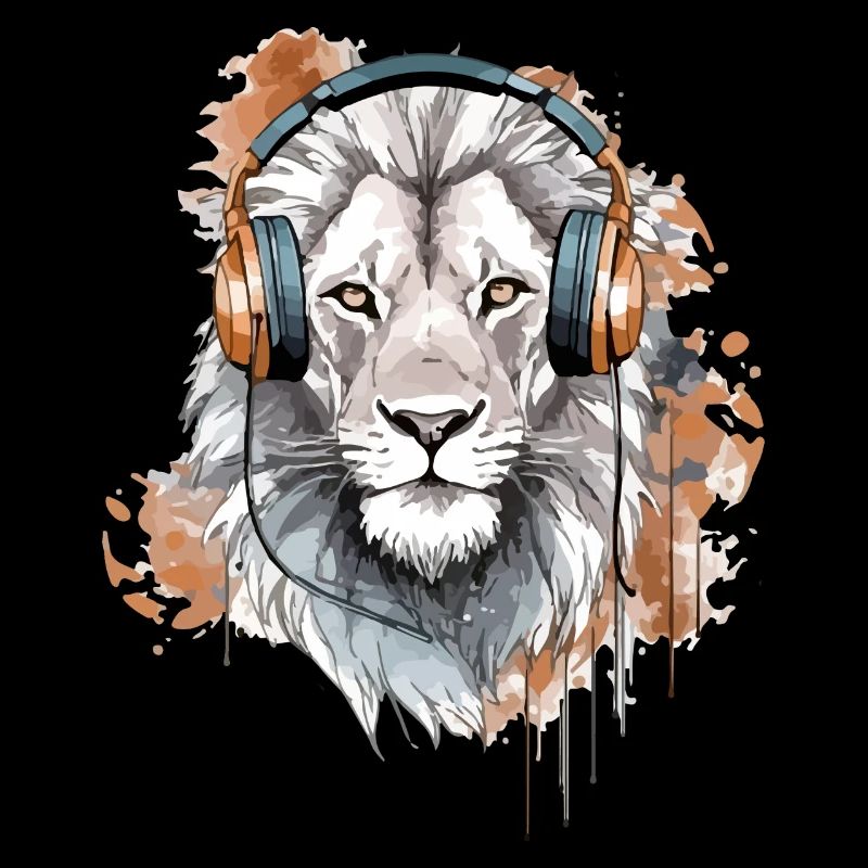 Heko the audiophile lion