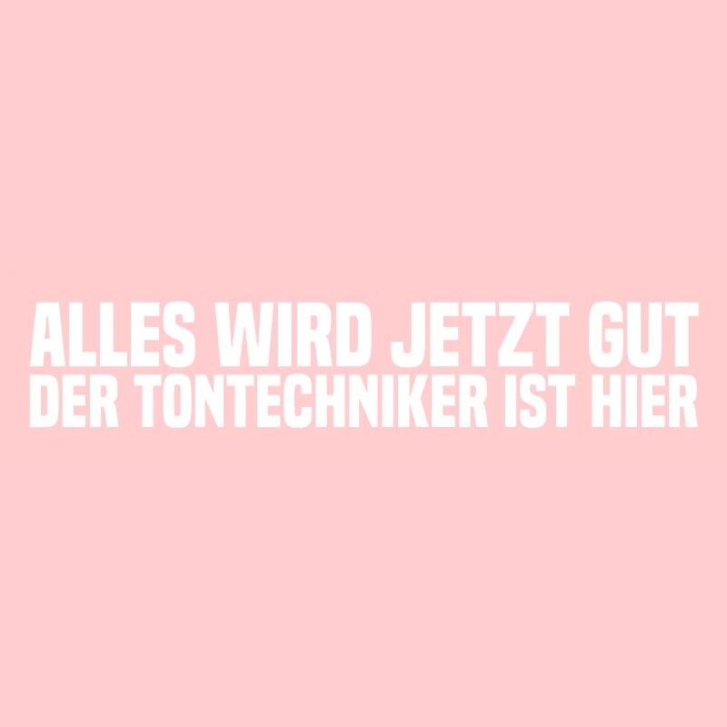 Alles wird jetzt gut der Tontechniker ist hier