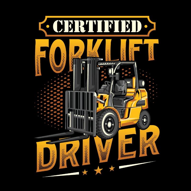Certified forklift driver