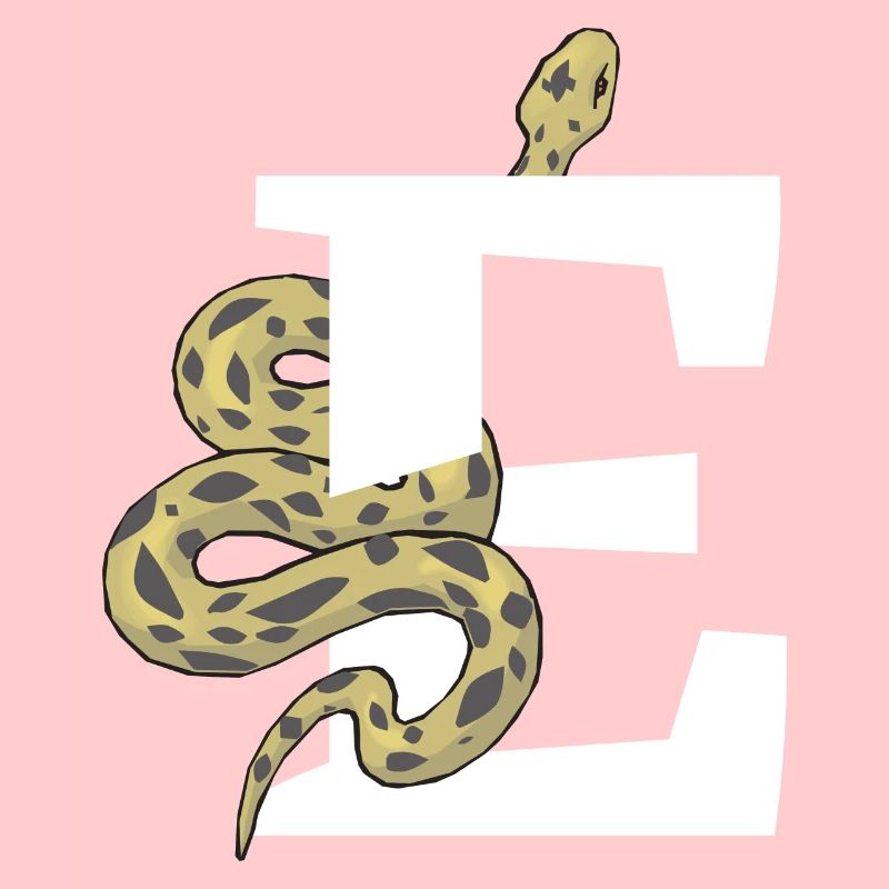 Lettre e serpent