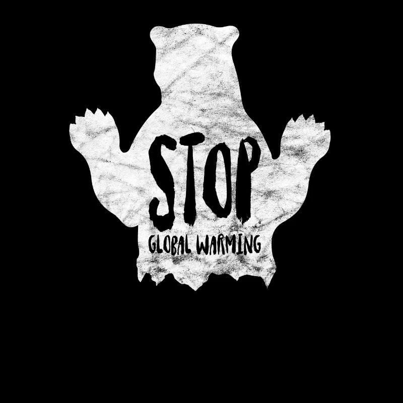 Climate protection Climate change Polar Bear Gift CO2 Climate