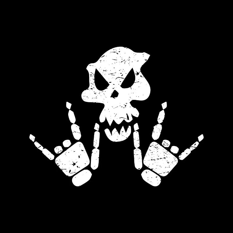 Rock n Roll Skeleton