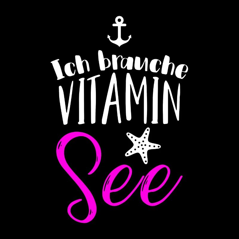 Brauche Vitamin See Anker Urlaub Geschenk Idee