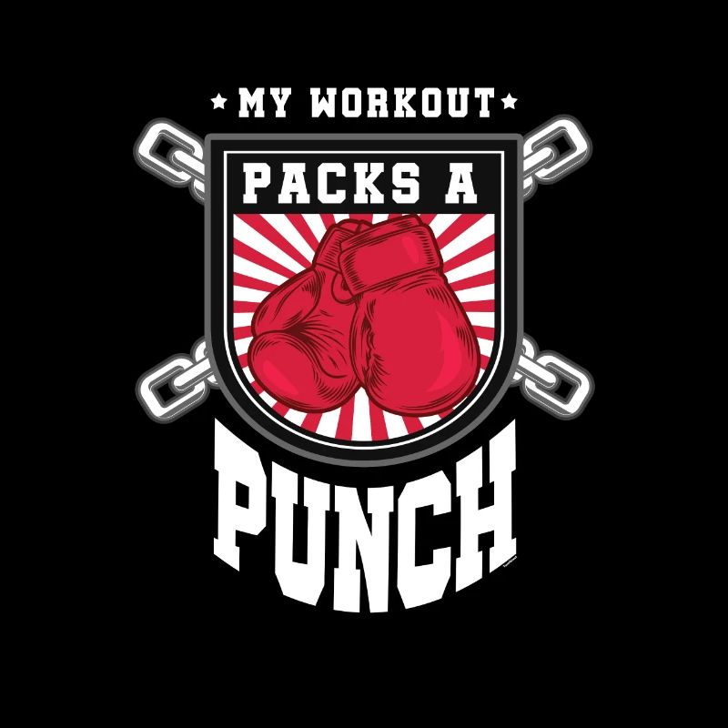 Mein Workout-Packs ein Punch
