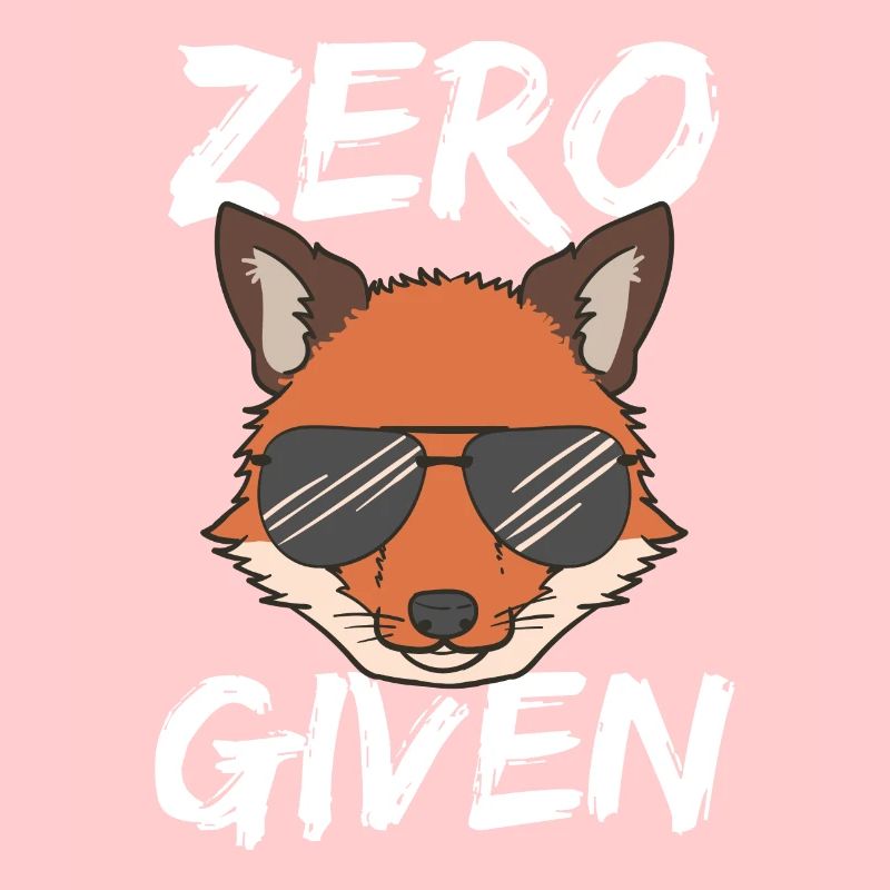 Fuchs Sonnenbrille Zero Fox Given Tshirt Geschenk