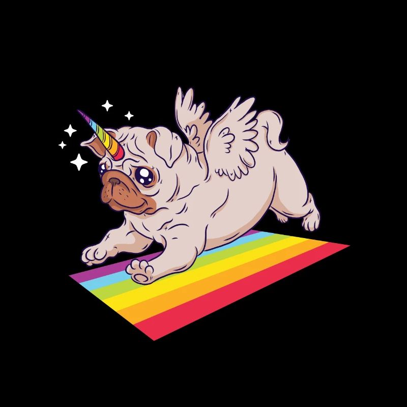 Mobs Einhorn Flügel Regenbogen Tshirt Geschenk