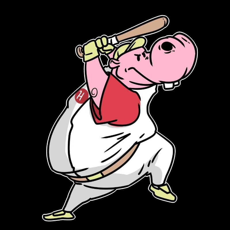 Nilpferd Baseball