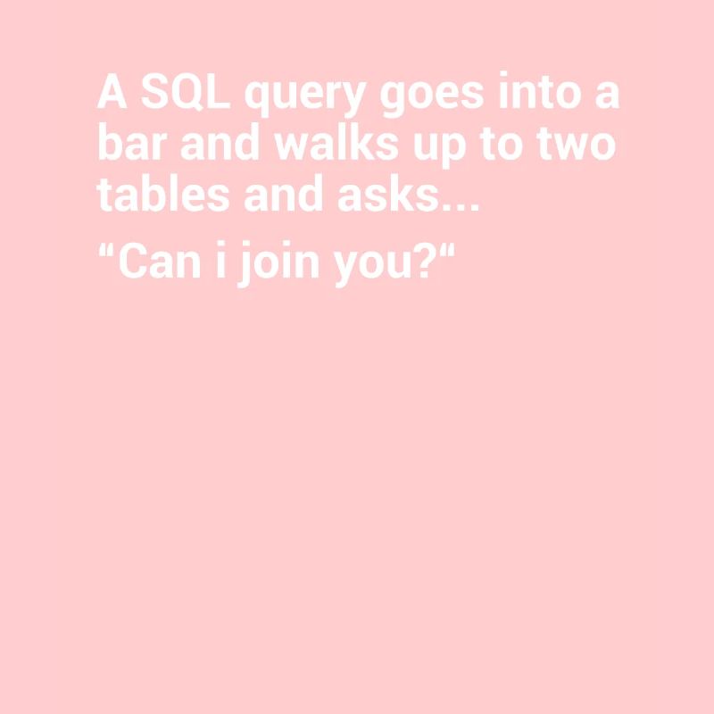 SQL Datenbank Witz