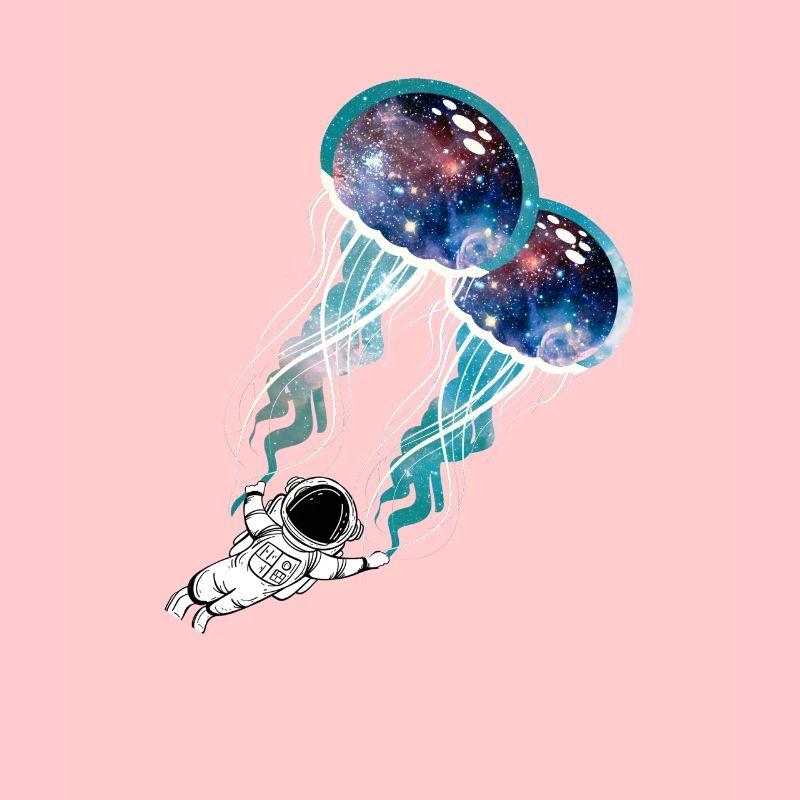 Nébuleuse Galaxie Astronaute De l’espace Extra-atmosphérique Méduses