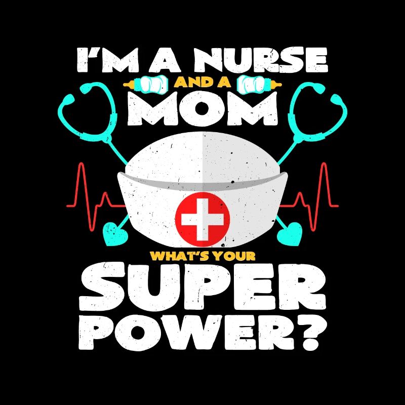 Supermama & Krankenschwester | Muttertag Geschenk