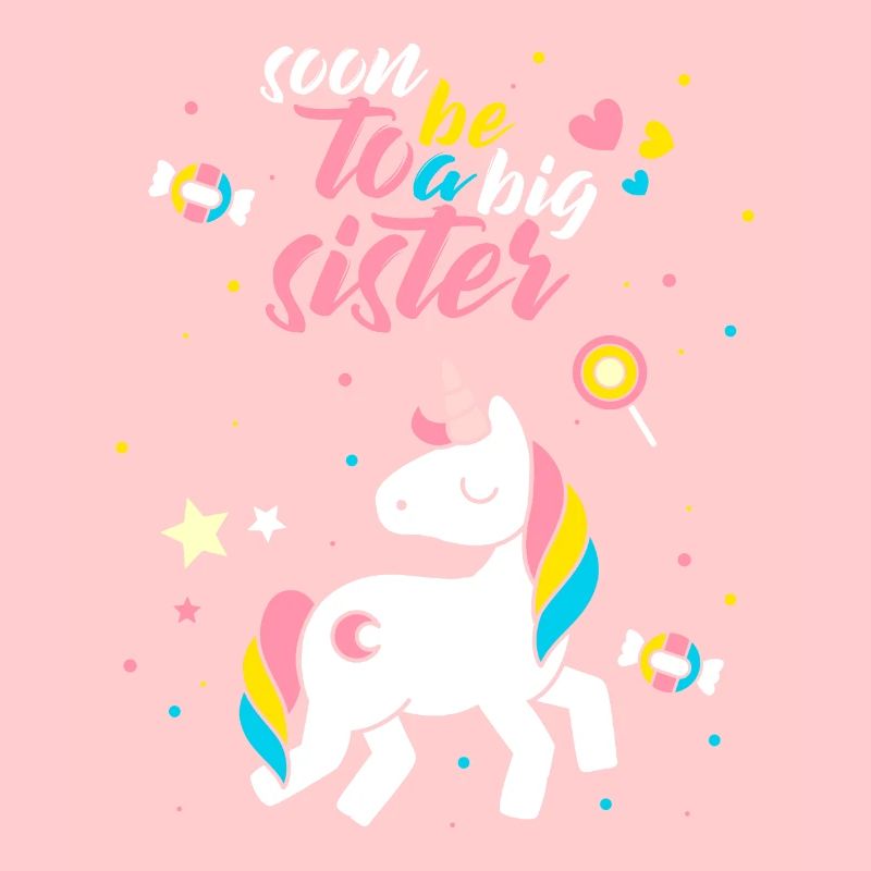 Ich werde große Schwester Einhorn Geschenk